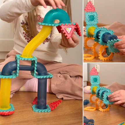 Woopie 3D konstruktorius su kulodromu (228 el.)