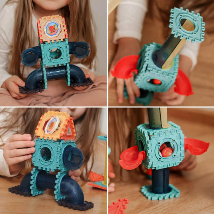 Woopie 3D konstruktorius su kulodromu (68 el.)