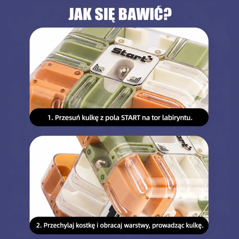 WOOPIE 3D labirintas su rutuliuku vaikams nuo 3 metų