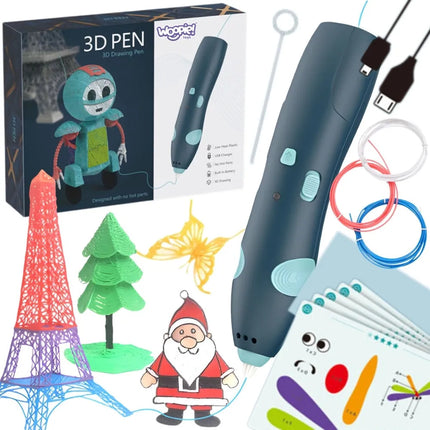 Woopie 3D piešimo rašiklis vaikams