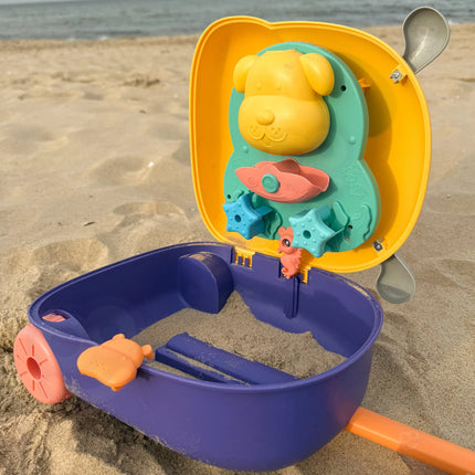 Woopie 3in1 smėlio ir vandens lagaminas – kelioninis rinkinys vaikams
