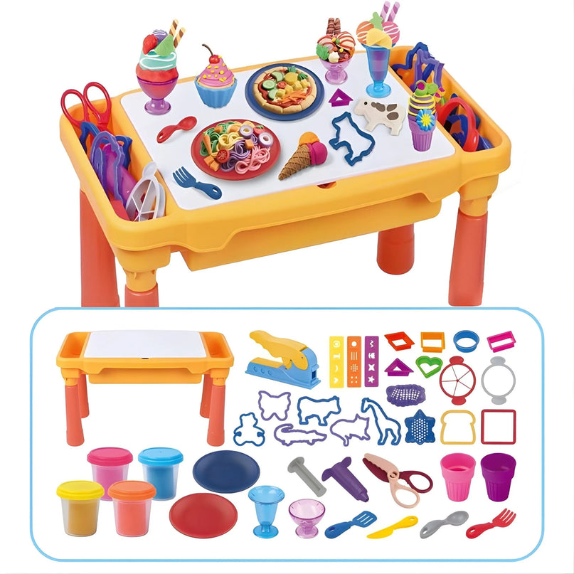 Woopie 40 dalių kūrybinis plastilino stalas