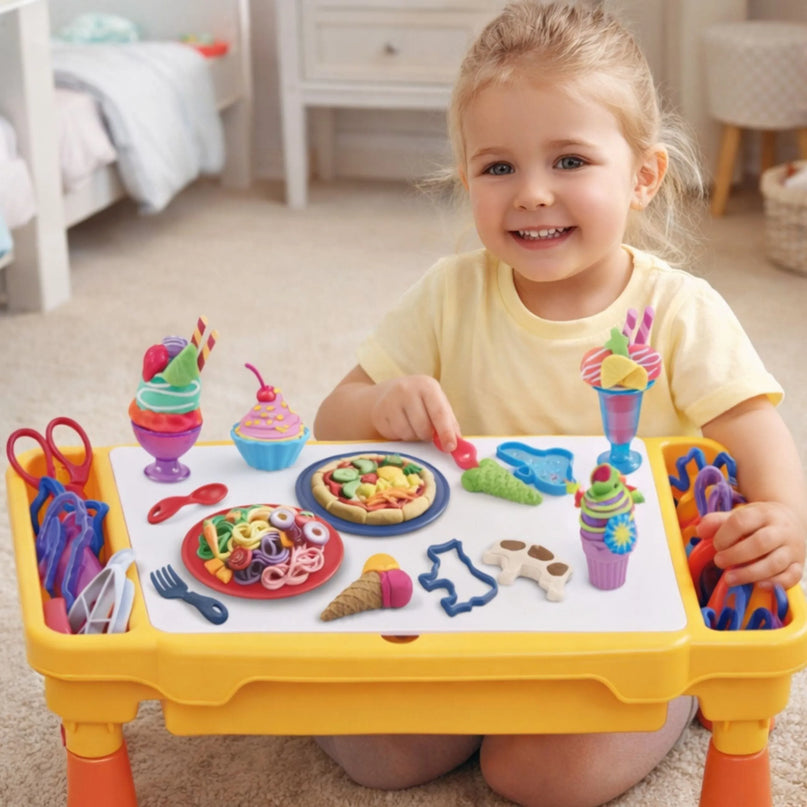Woopie 40 dalių kūrybinis plastilino stalas