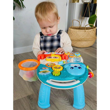 Woopie 4in1 stumdukas–vaikštynė–važiuoklė–edukacinis staliukas „Baby“