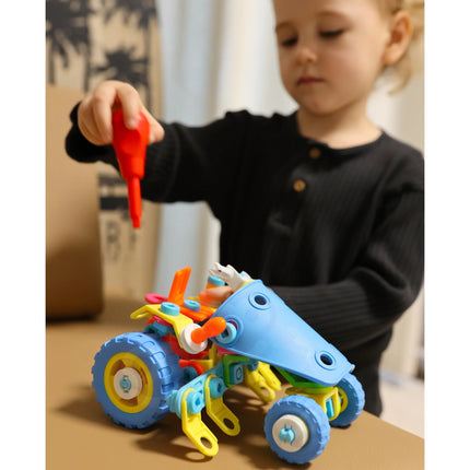 WOOPIE 6-in-1 STEM konstruktorius su varžtais