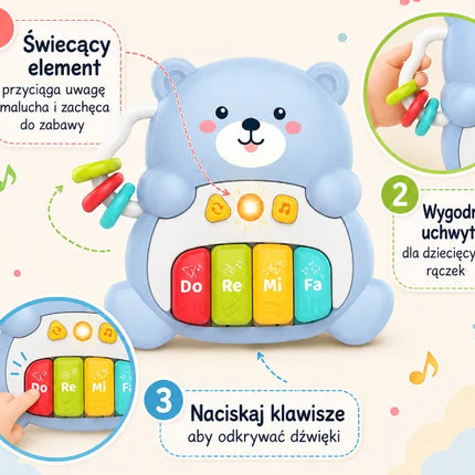 Woopie Baby interaktyvus muzikinis meškiukas