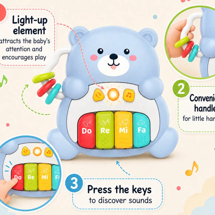 Woopie Baby interaktyvus muzikinis meškiukas