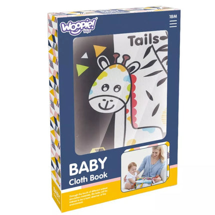 WOOPIE BABY kontrastinė sensorinė knyga kūdikiams