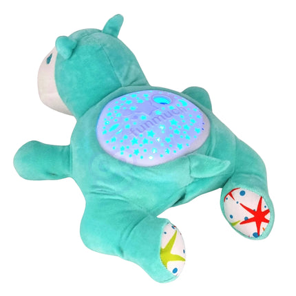 Woopie Baby migdukas–hipopotamas su projektoriumi