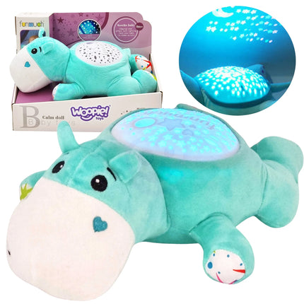 Woopie Baby migdukas–hipopotamas su projektoriumi