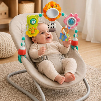 Woopie Baby sensorinė žaislų arka – su veidrodėliu