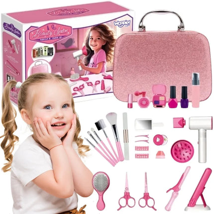 Woopie „Beauty Salon“ – 43 dalių kosmetikos ir stilizacijos rinkinys lagamine