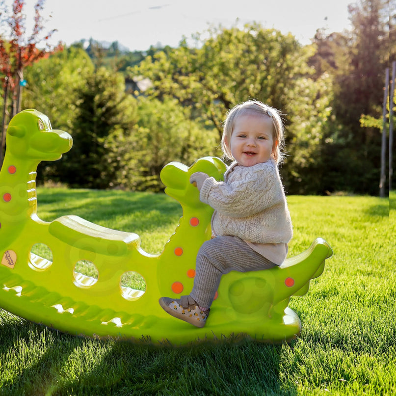Woopie Dino balansinė supynė, šviesiai žalia