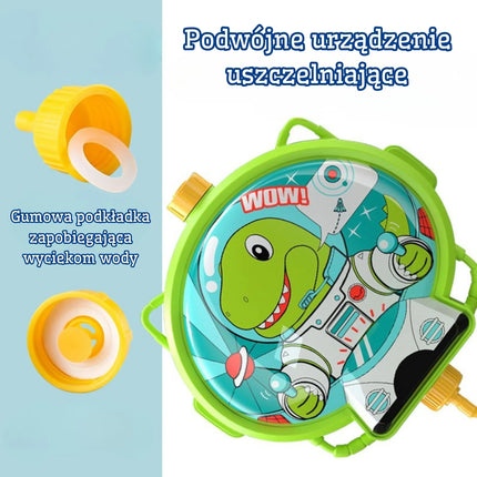 WOOPIE DINO vandens pistoletas su kuprine (iki 9 m)