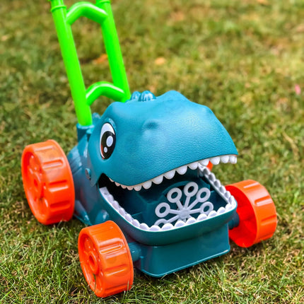 WOOPIE dinozauras–burbulų mašina su ratais, 3+