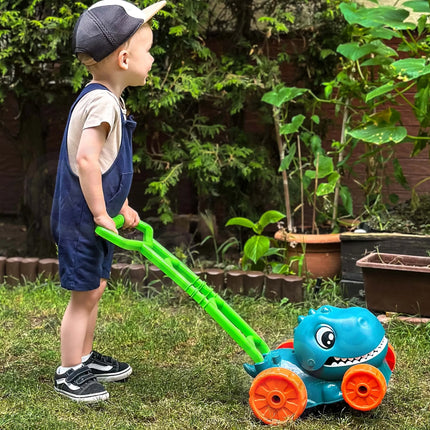 WOOPIE dinozauras–burbulų mašina su ratais, 3+