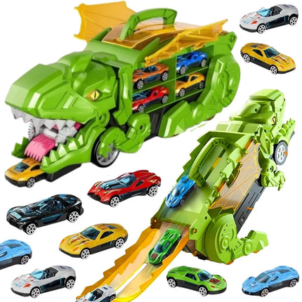 Woopie „Dinozauras Rijikas“ su 12 automobiliukų
