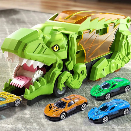Woopie „Dinozauras Rijikas“ su 12 automobiliukų