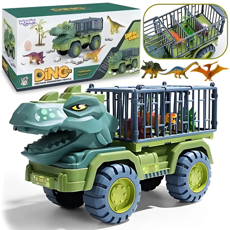 Woopie dinozauras–transporteris su 15 dinozaurų