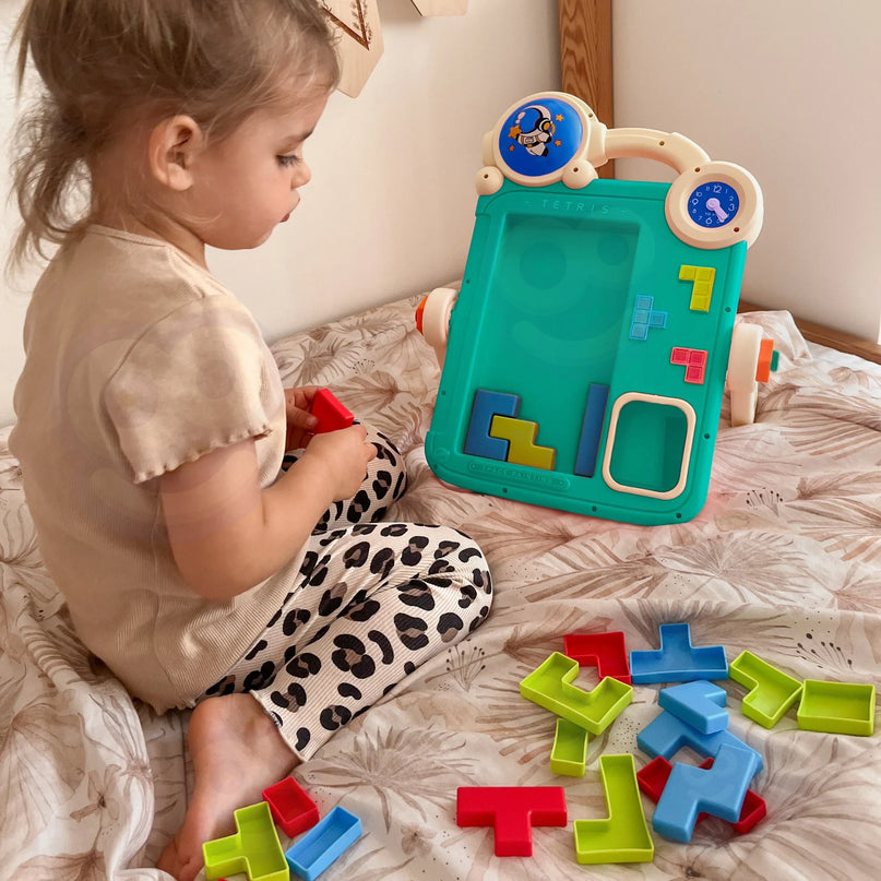 WOOPIE dvipusė piešimo lenta su Tetris dėlione, 3+