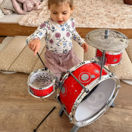 WOOPIE edukacinis būgnų rinkinys vaikams muzikos mokymuisi