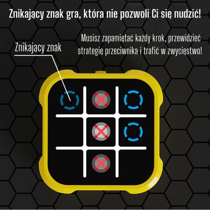 Woopie elektroninis „Kryžiukai–nuliukai“ – su AI režimu ir „Infinite Tic-Tac-Toe“