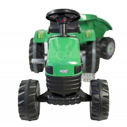 Woopie Farmer GoTrac MAXI pedalinis traktorius su priekaba