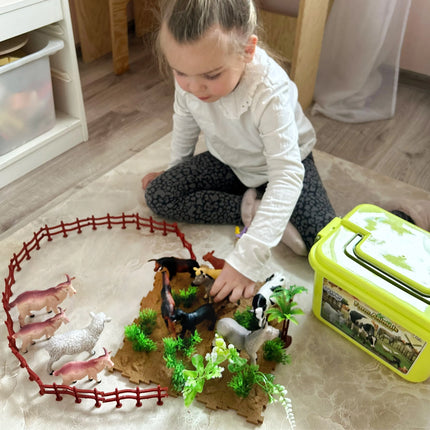 Woopie fermos gyvūnų rinkinys su kuferiu (57 el.)