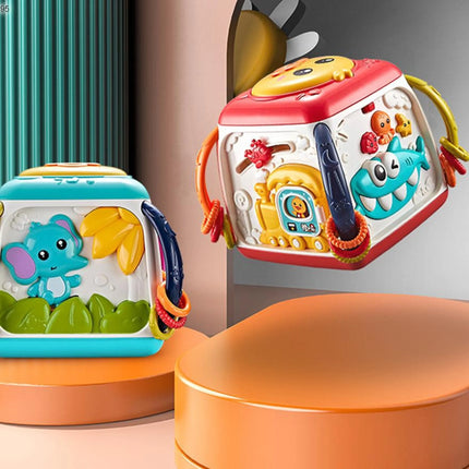 WOOPIE „Funny Wisdom Cube“ – interaktyvus lavinamasis kubas mažyliui