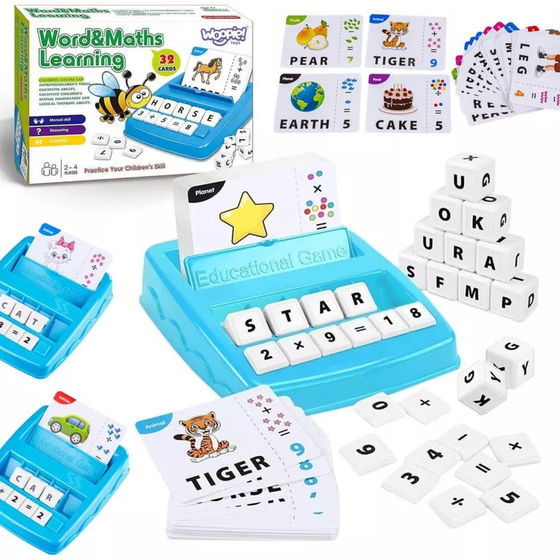 WOOPIE edukacinis žaidimas anglų kalbos ir matematikos mokymuisi