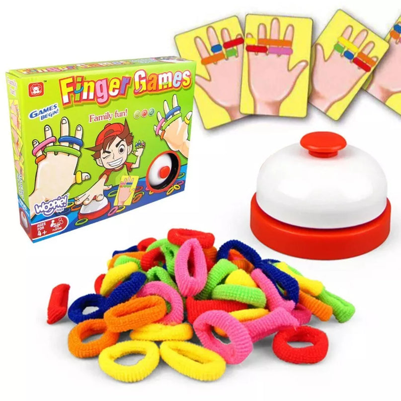 WOOPIE įgūdžių žaidimas FINGER GAMES Spalvingi trintukai 4+