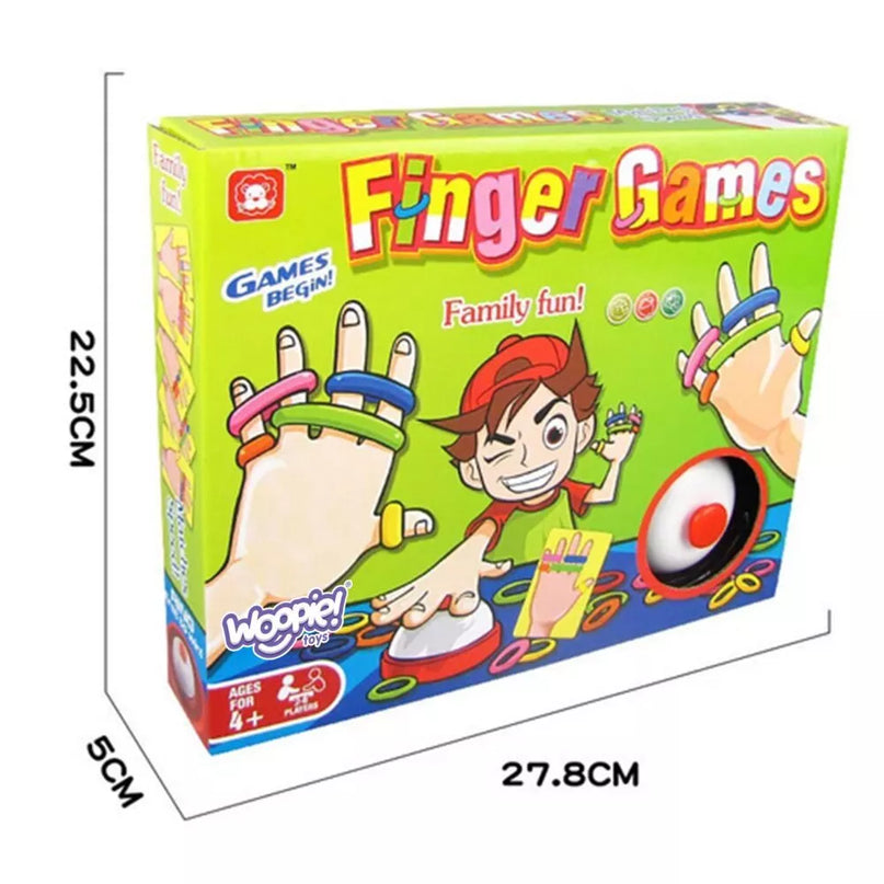 WOOPIE įgūdžių žaidimas FINGER GAMES Spalvingi trintukai 4+