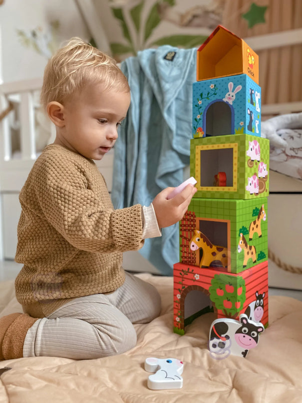 Woopie GREEN edukacinė dėlionė „Ferma pilna staigmenų“