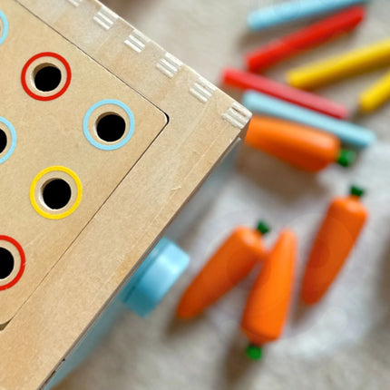 Woopie GREEN medinė edukacinė dėžutė su ištraukiamu stalčiuku