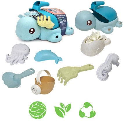 Woopie GREEN „Vėžliukas“ smėlio ir vandens rinkinys 8in1