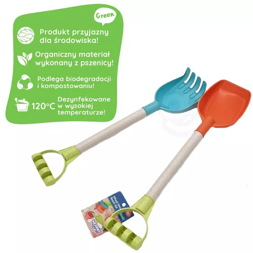 Smėlio rinkinys Kastuvas ir grėblys 51cm