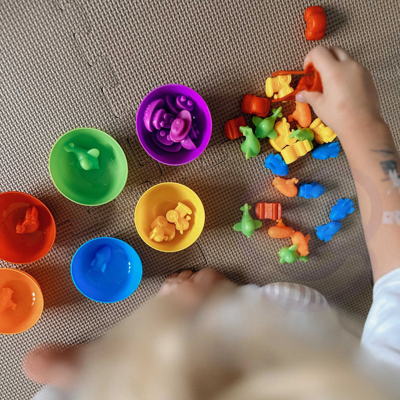 WOOPIE gyvūnėlių rūšiavimo rinkinys su pincetais