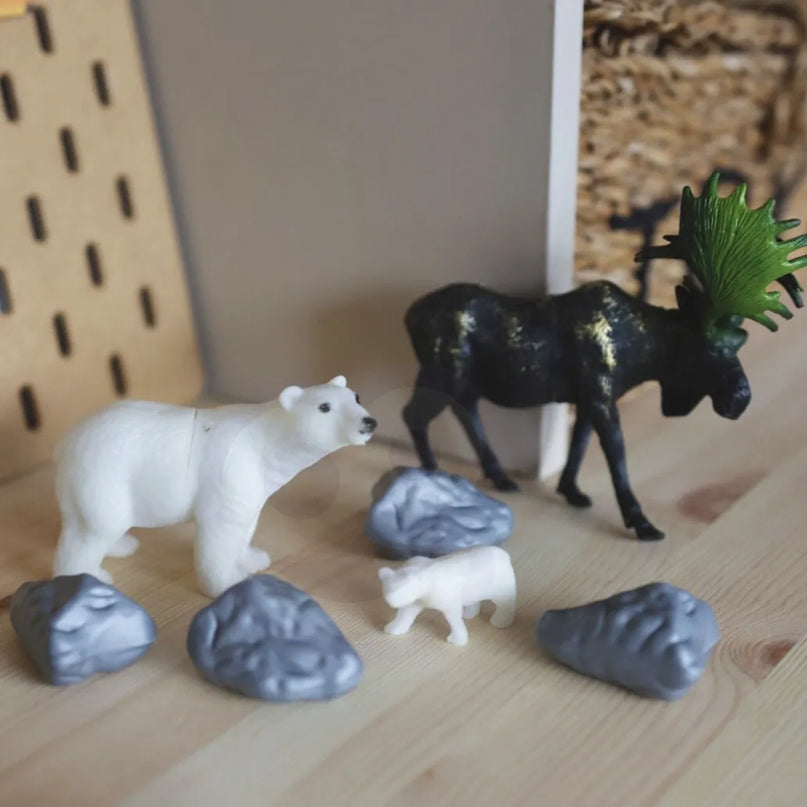 Woopie gyvūnų figūrėlių mega rinkinys (58 el.)