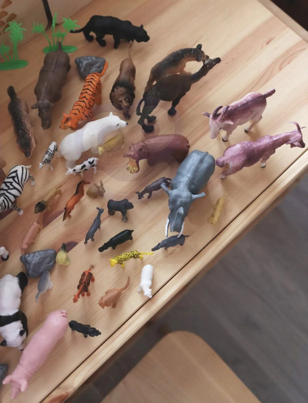 Woopie gyvūnų figūrėlių mega rinkinys (58 el.)