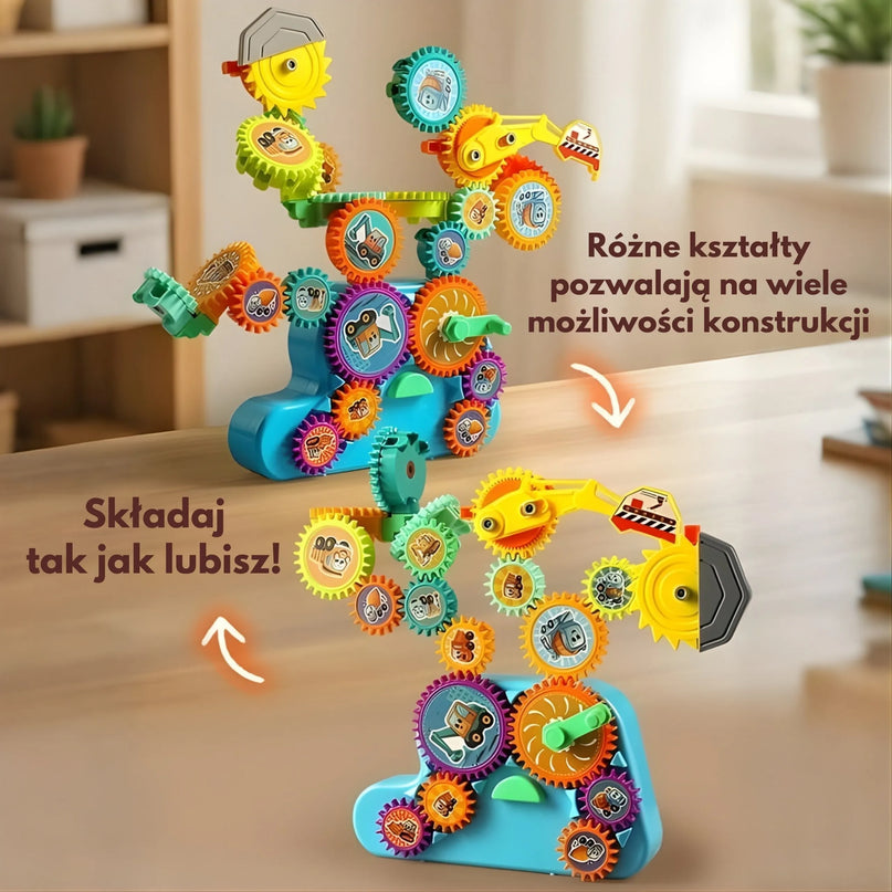„WOOPIE“ interaktyvios konstrukcinės kaladėlės – krumpliaračiai (18 vnt.)