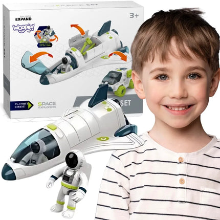 WOOPIE interaktyvus kosminis laivas ir roveris su astronautais, 3+