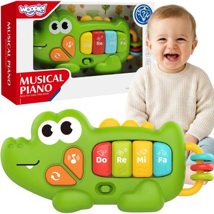 Woopie interaktyvus krokodilo pianinas
