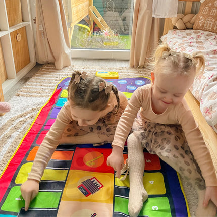 Woopie interaktyvus muzikinis šokių kilimėlis – pianinas, instrumentai, įrašymas