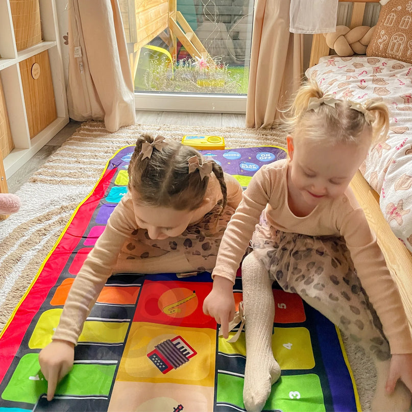 Woopie interaktyvus muzikinis šokių kilimėlis – pianinas, instrumentai, įrašymas