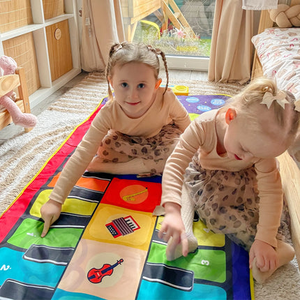 Woopie interaktyvus muzikinis šokių kilimėlis – pianinas, instrumentai, įrašymas