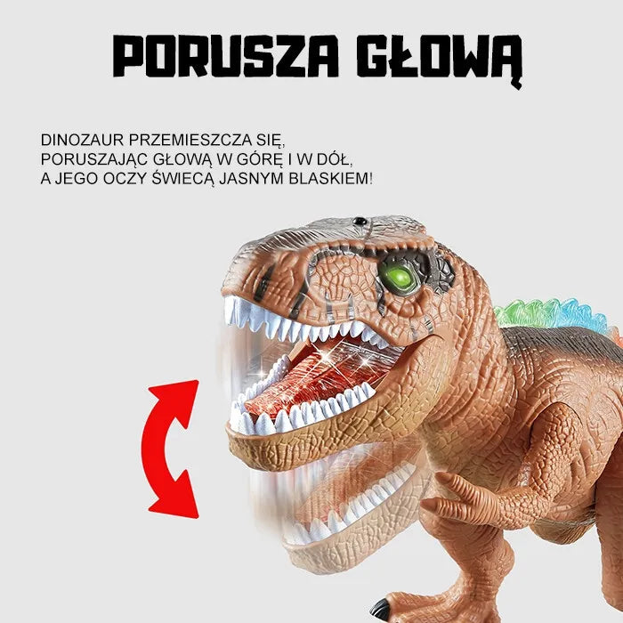 Woopie interaktyvus RC T‑Rex robotas su šviesomis, garsais ir specialiais režimais