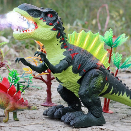 Woopie interaktyvus vaikščiojantis T‑Rex su „ugnies“ dūmų efektu, LED ir garsais