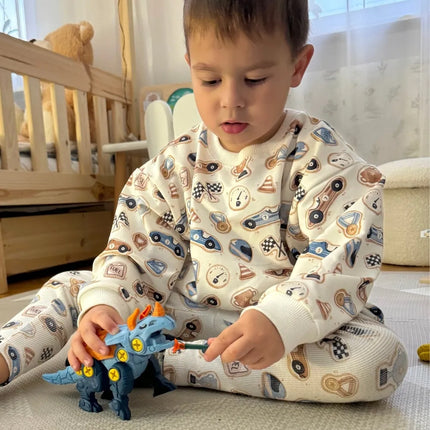 Woopie konstruktorius „Sukurk 3 dinozaurus“ su suktuvu