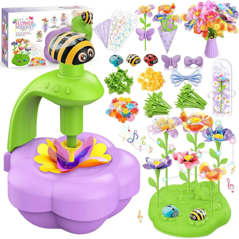 Woopie kūrybinis gėlių ir puokščių kūrimo rinkinys „Mažasis floristas“