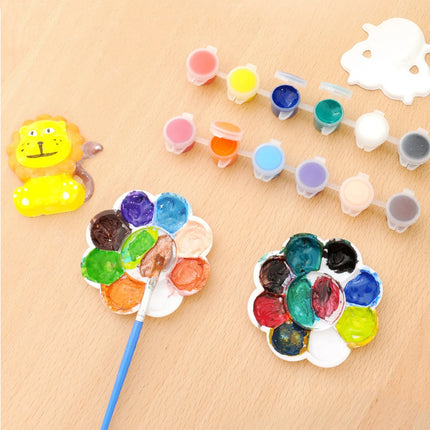 Woopie kūrybinis gipsinių figūrėlių rinkinys „Gyvūnai“ – Mould & Paint (6+)